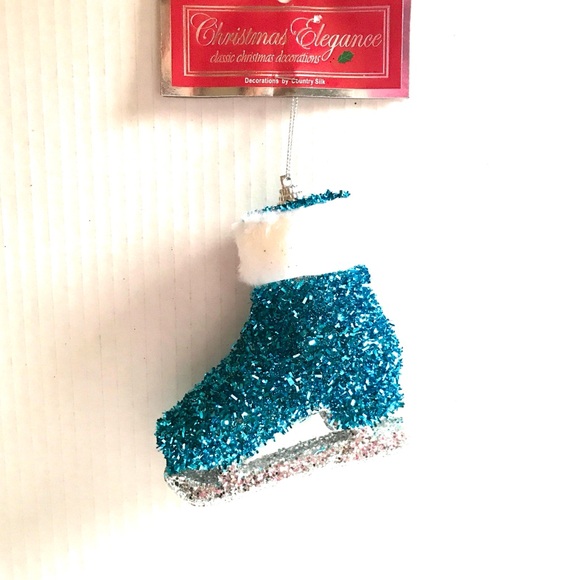 1 Christmas Blue Ice Skate Tree Ornaments Christmas Decoration - NWT Gift 🎁 - Picture 2 of 4